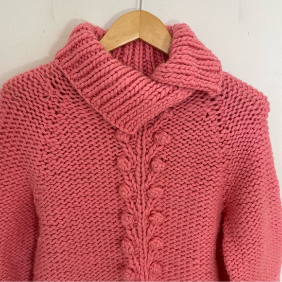 Chunky Pink Sweater Size L - TWINKLE by Wenlan from Anthropologie - Picture 3 of 5